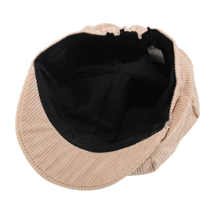 Новая Осенняя Женская винтажная Вельветовая Кепка Gorros Mujer Invierno модная дамская однотонная Повседневная шапка для зимы