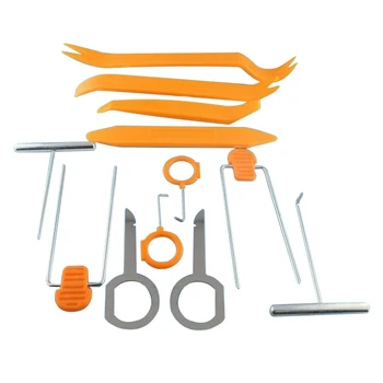 

12pcs Car Panel Removal Tool Trim Dash Audio Removal S9H3 Kit T5Z6 Set of Special Audio Disassembly Tools for Car Modification