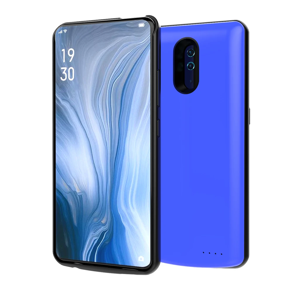 6500 мАч Чехлы для аккумуляторов OPPO Reno power Bank зарядный чехол Расширенный контейнер для аккумуляторных батарей зарядное устройство крышка