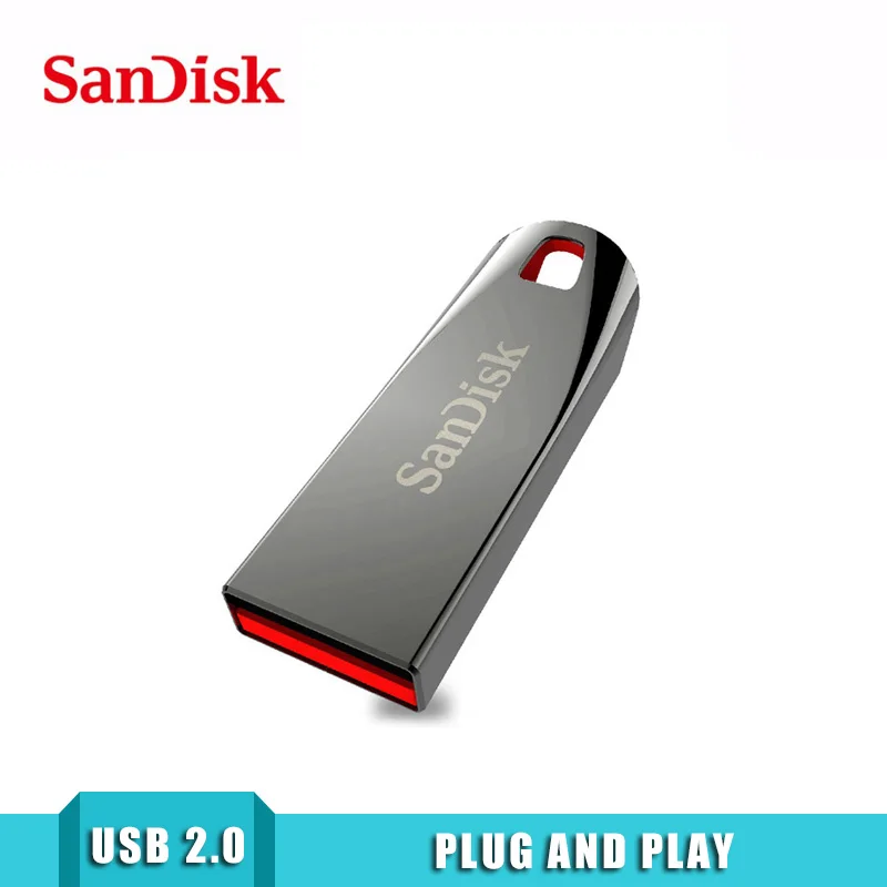 Металлический флеш накопитель SanDisk 16 ГБ 32 флешка высокоскоростной