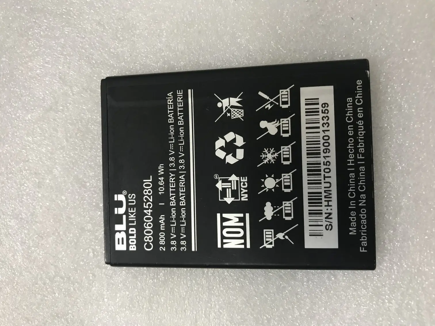 NEW original 2800mAh C806045280L Battery For BLU Vivo X5 V0490UU 5.7 HD blu g6 smartphone Li-ion bateria Li-polymer battery