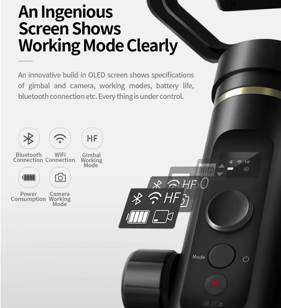 Feiyu tech G6 MAX/G6 Plus 3-Axis Камера шарнирный стабилизатор для камеры Gopro адаптер объектива для камер Micro-single Canon действие Камера смартфон YI Gopro 7 6 5