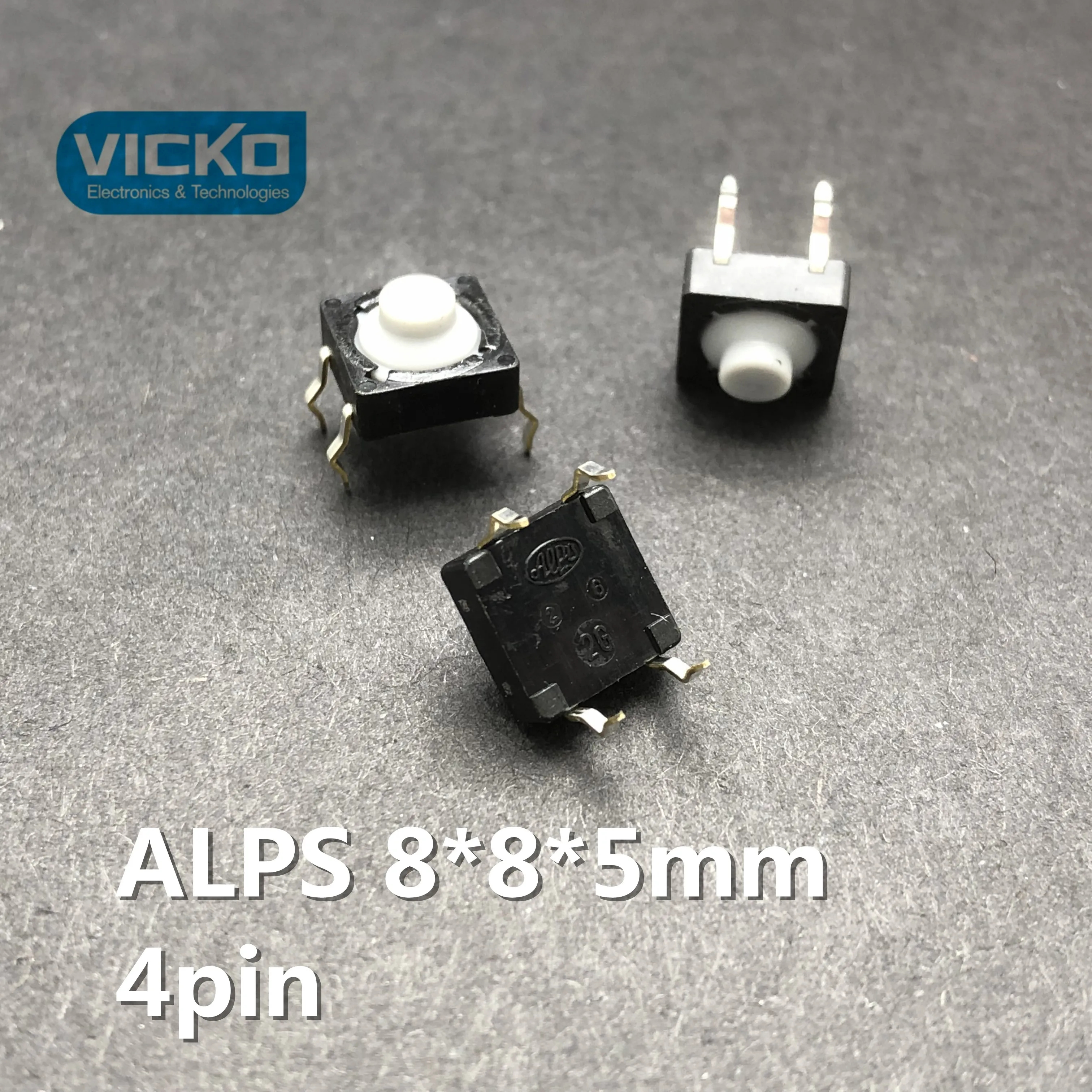 Японские Альпы 8*8*5 мм 8*8 4pin проводящая резиновая головка водонепроницаемый