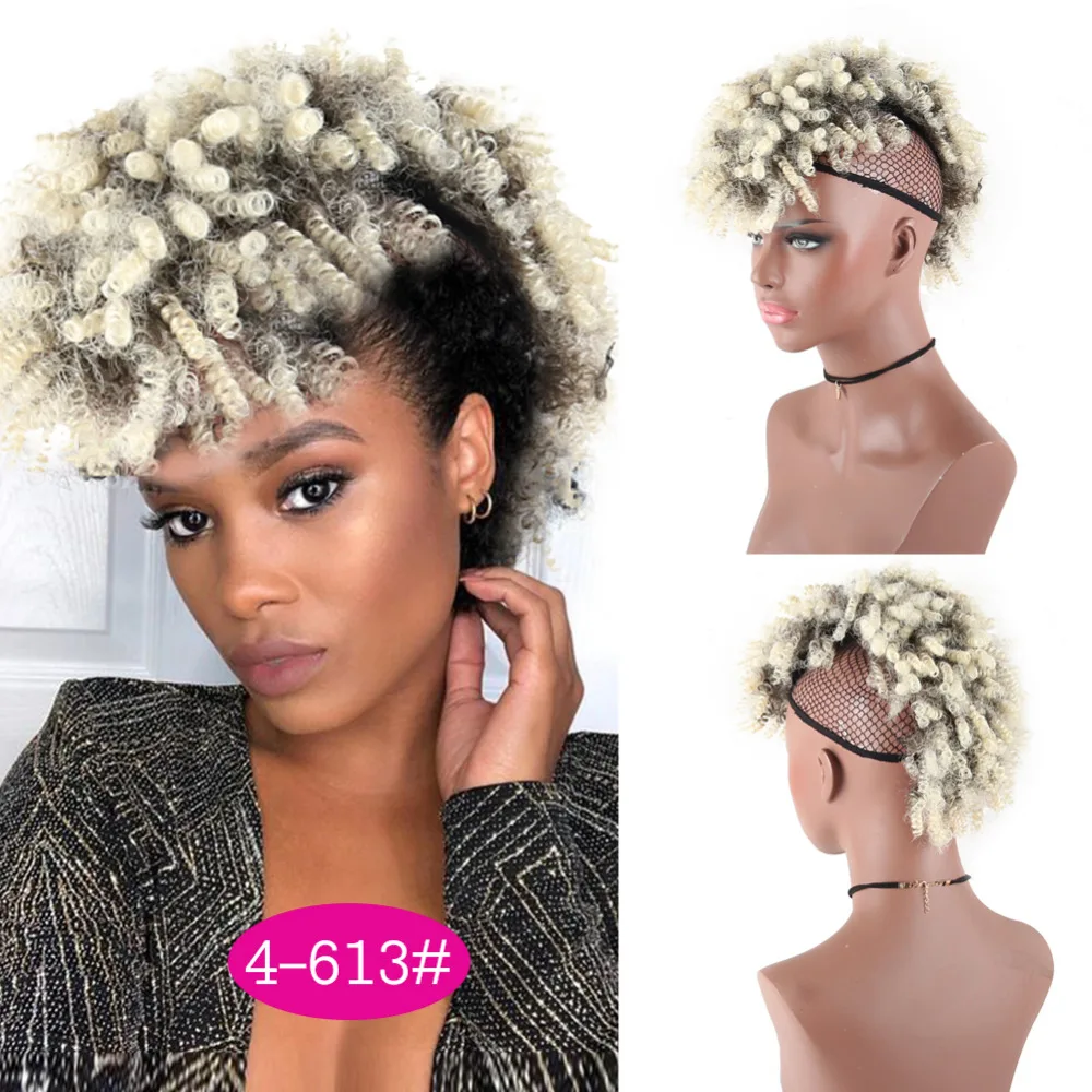 Com Franja de Alta Sopro Grampos na Extensão Do Cabelo
