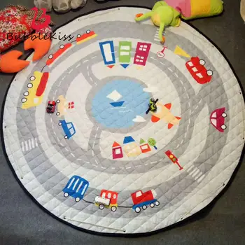 

Car Storage Mat Toy Mats Round Outing Children Climbing Mat Storage Bag Carpet Livingroom Area Rug for Living Room Runner Rug