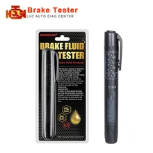 Testeur de Liquide De frein Avec 5 LED Précis Huile Contrôle De Qualité Stylo Outils de Diagnostic Mini Liquide De Frein Liquide Testeur Pour DOT3/DOT4