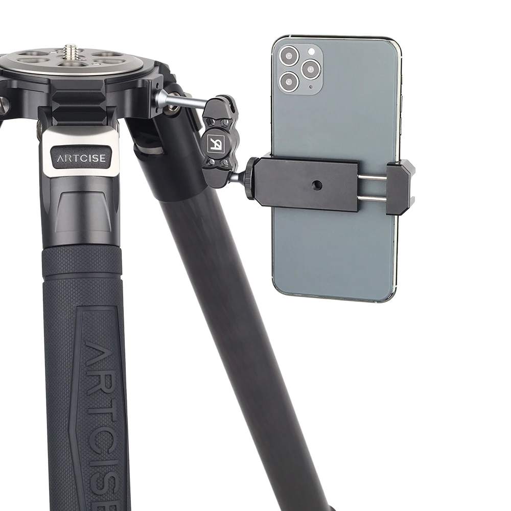 ARTCISE Carbon Fiber Tripod With 75mm Bowl - 40kg Load 10-Layer Carbon Fiber