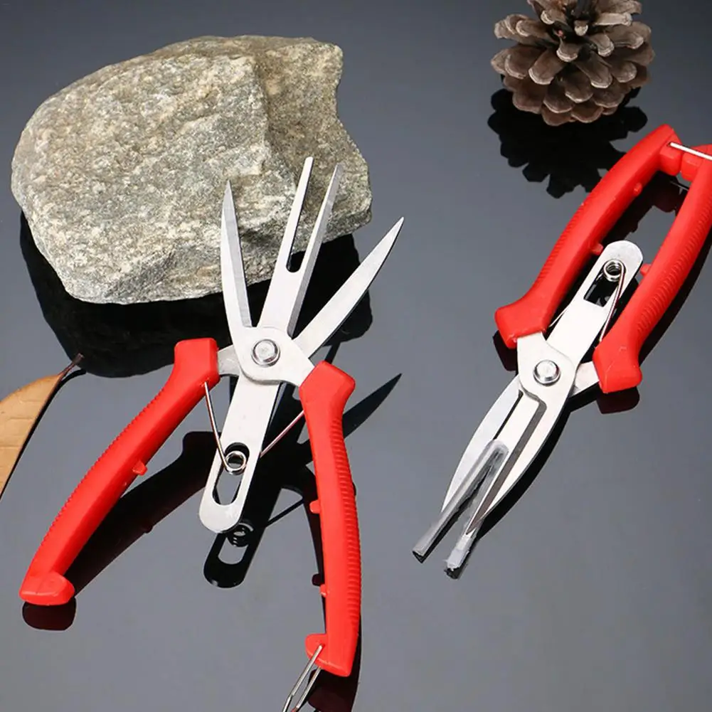 

1pc Agriculture Thinning Scissors Flowers Thinning Shears Multi-use Pruning Tools Double-port Fruit Trees Flower Thinning Shears