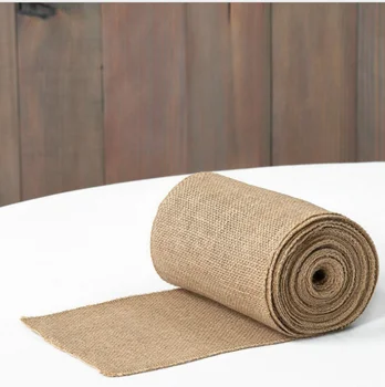 

Yellow Brown Rustic Table Runner Retro Coffee Dining Table Runners Non Slip Christmas Home Kitchen Party Wedding Decorations