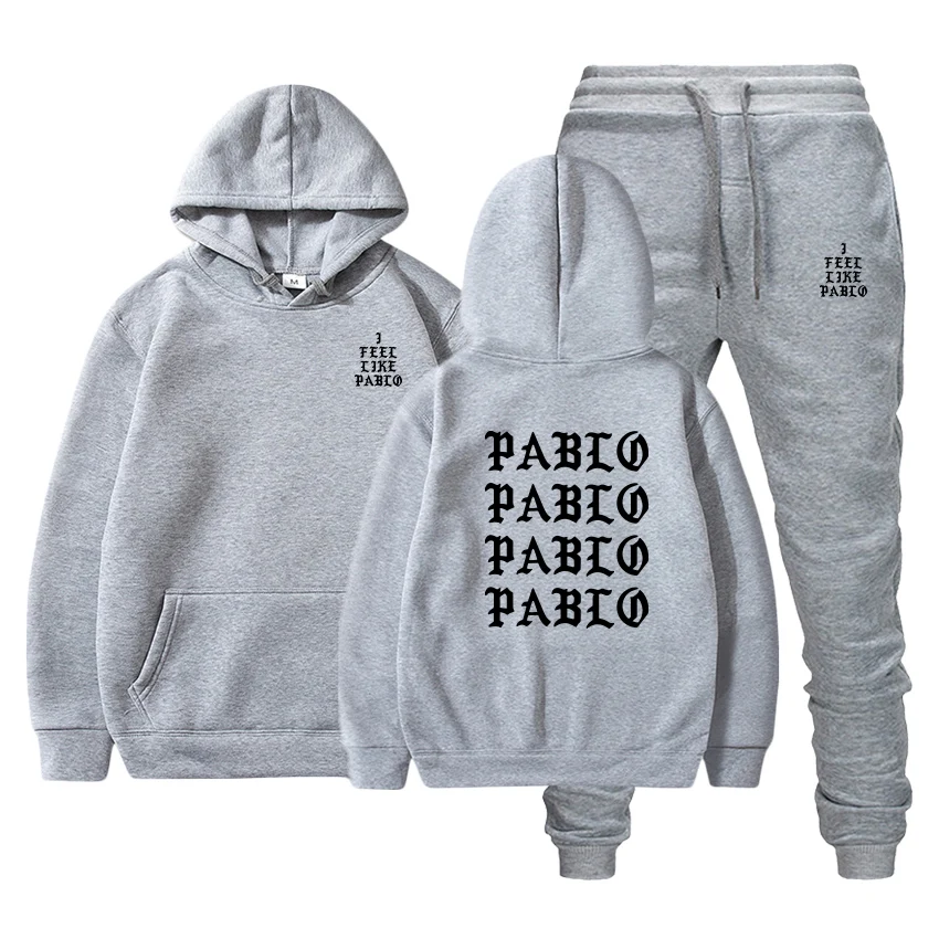 

Fashion Men's Pullover Two-piece Sports Hoodie + Sweatpants Sportswear Suit