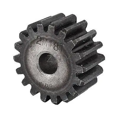 

10mm x 40mm x 20mm Module 2 18 Teeth Metal Straight Spur Gear Wheel Gray