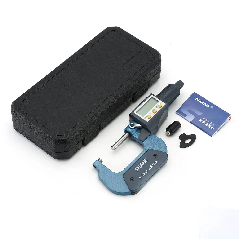

Electronic Outside Micrometer 0.001 MM With Large LCD Screen Digital Caliper Gauge Meter Carbide Tip Measure Tools