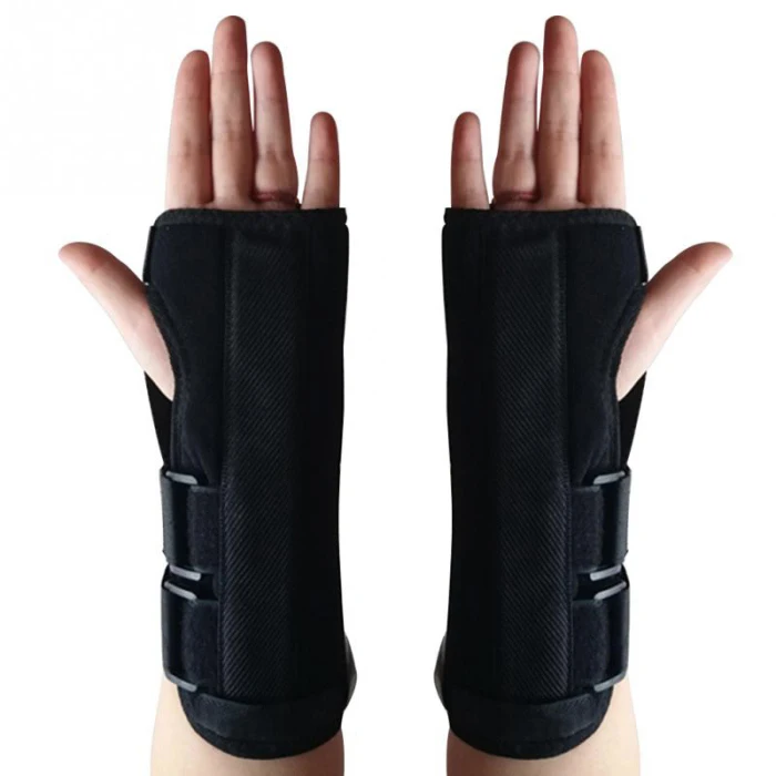 Съемный регулируемый браслет стальной напульсник артрит Sprain Carpal тоннель шина обертывание протектор