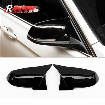 

RONCHEIN 1 Pair Rearview Mirror Shell Cover Replacements for BMW 1234 Series 220i 328i 3er F20 F30 F32 F34 X1 E84 Accessories