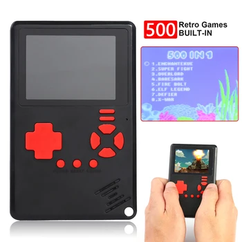 

500 in 1 Games Mini Video Player GC56 2.4 inch Handheld Game Console Retro Rechargeable Portable Mini Video Player Gift