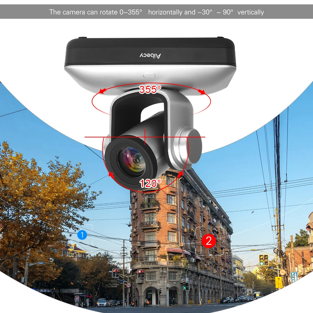Aibecy Conference Camera Full HD Video Conference Cam 1080P 3X Optical Zoom 95 Degree Wide Viewing 2.0 USB Web Cable camera