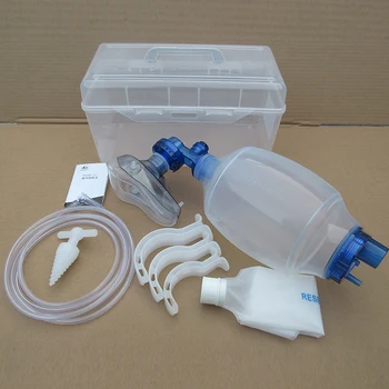 

Simple Self-help PVC Respiratory Mask Cardiopulmonary Respirator Airbags First-aid Emergency Resuscitator