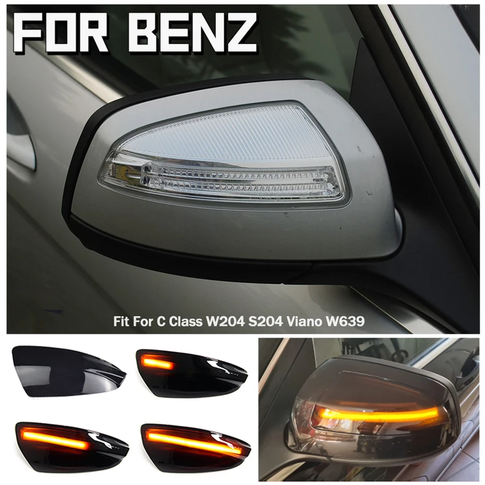 Upgrade LED Spiegelblinker Für Mercedes Benz C-Klasse W204 / E-Klasse