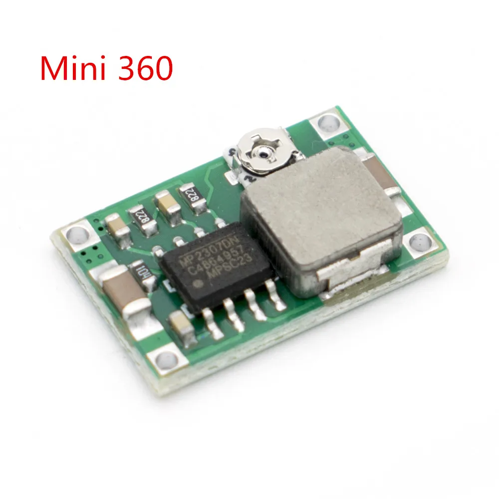 100 шт. Mini360 Mini-360/XM1584 модель понижающий модуль питания 3A DC модуль низкой мощности автомобильный источник питания-лучше, чем LM2596 - Цвет: Mini360