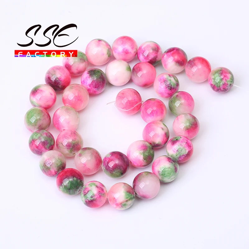 

Tourmaline Persian Jades Natural Stone Bedas for Jewelry Making Loose Spacer Round Beads Diy Necklace Bracelets 6/8/10/12mm 15"