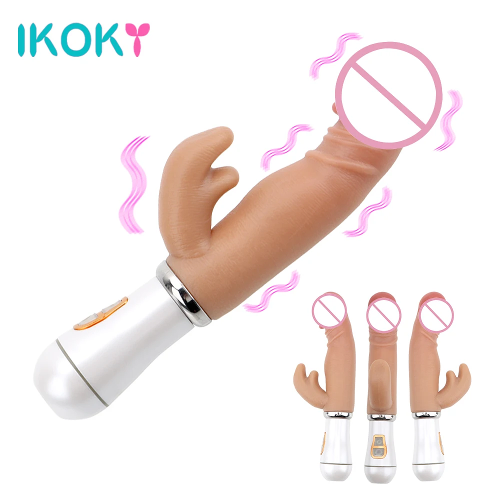 IKOKY реалистичный фаллоимитатор вибратор интимные игрушки для женщин 12 частотных