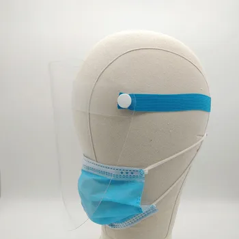 

1Pcs Clear Anti Spray Transparent Adjustable Full Face Shield Plastic Anti-fog Protective Cover Plastic Visors Face Mask