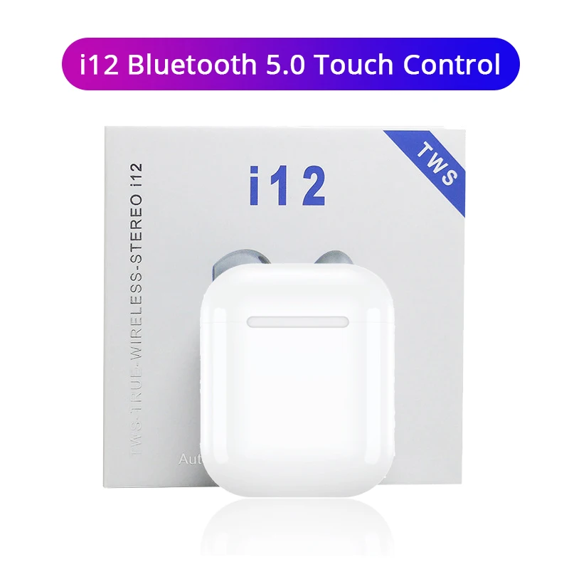 Oryginalny i12 TWS słuchawki bezprzewodowe słuchawki minisłuchawki Bluetooth 5,0 dla iPhone samsung xiaomi ние i7s i9s i11