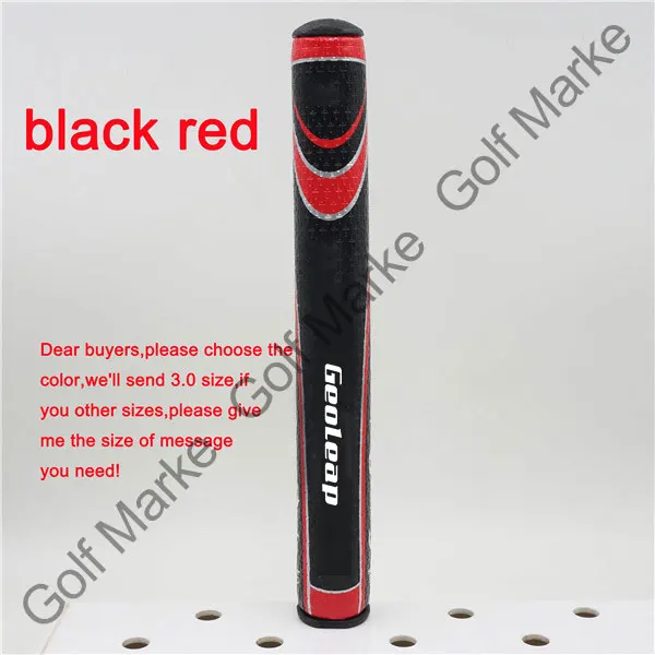 3.0black red Суперстройный 1,0/2,0/3,0/5,0 рукоятка клюшки для гольфа, захваты ультра светильник рукоятки для клюшек 8 расцветок - Цвет: 3.0black red