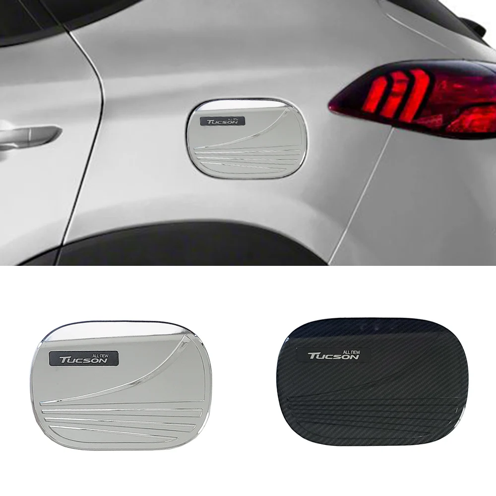 Хромированная Крышка топливного бака для HYUNDAI TUCSON 2019 2020 аксессуары Стайлинг