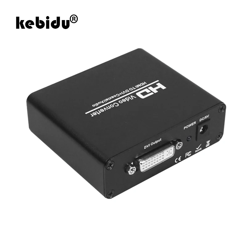 Аудио разветвитель kebidu HD 1080P HDMI DVI аудио стерео с функцией снятия сигнала
