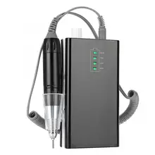 30000 об/мин Мини электрическая пилка для ногтей, полировщик, беспроводная перезаряжаемая дрель для маникюра, педикюрный набор, оборудование для ногтей