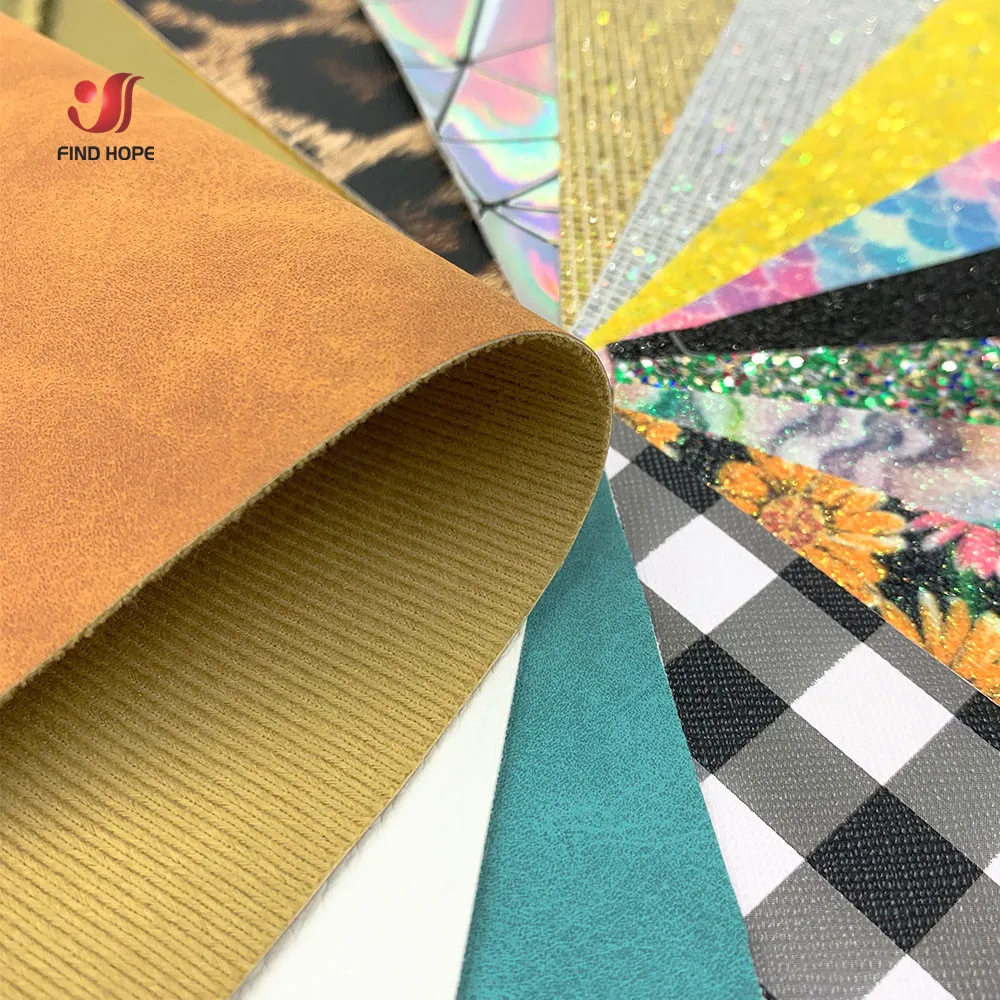 20pcs Wholesale Suede Daisy PLAID PU Faux Leatherette Glitter Sewing Fabric Mermaid Iridescent DIY Bag Bow Earring Handmade A5