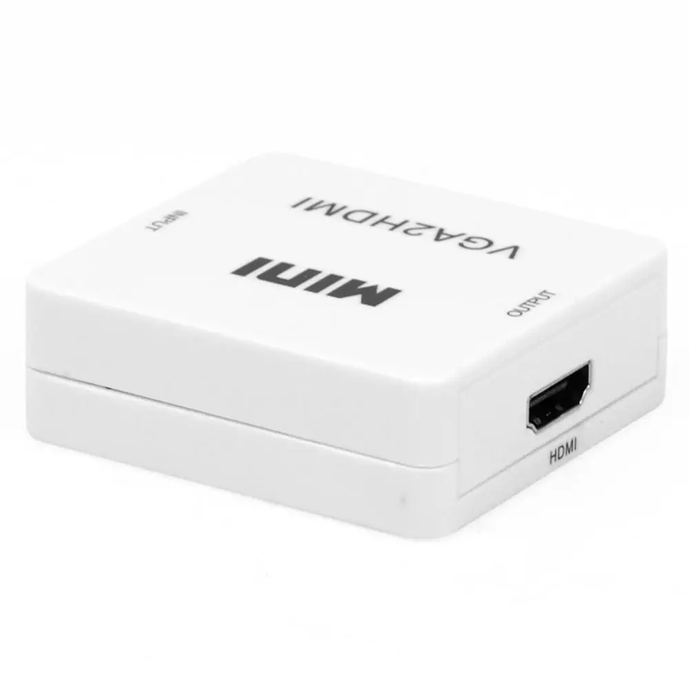 VGA a HDMI Mini Box HD Video/Audio Convertitore per il Computer Portatile/Xiaomi Box/PC/Proiettore 