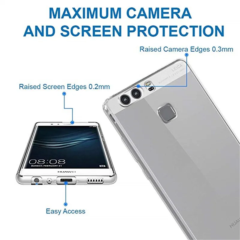 Мягкий ТПУ силиконовый прозрачный чехол для huawei P20 P30 P10 P9 Pro Чехол ультра тонкий чехол для huawei P9 P10 P20 P30 Lite чехол для телефона