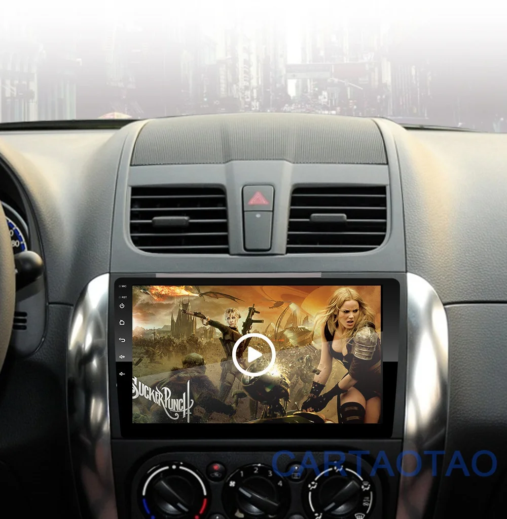 2G+ 32G " 2DIN Android 8,1 GO автомобильный DVD мультимедийный плеер для Suzuki SX4 2006-2012 автомобильный Радио gps навигация WiFi BT плеер 2 Din