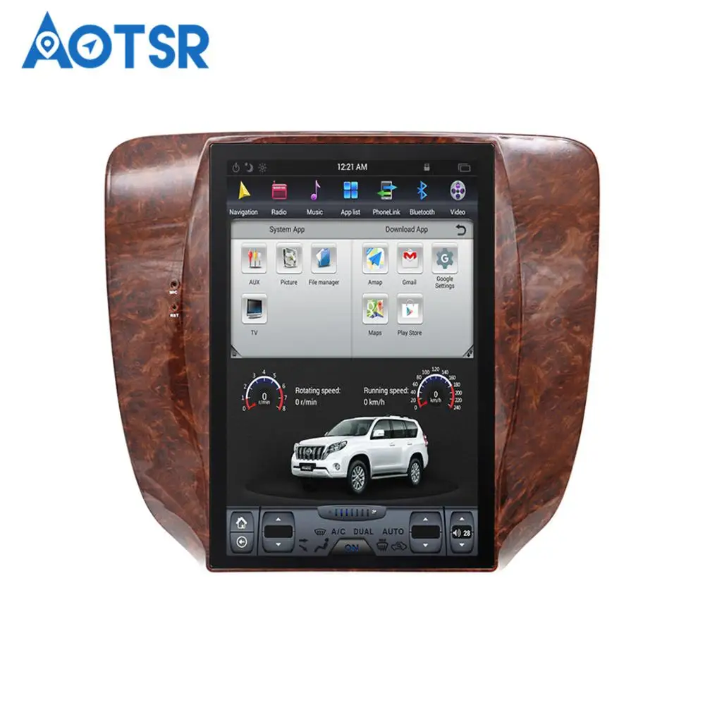 Tesla style px6 Android 9,0 4+ 64G Автомобильный gps Navi dvd-плеер для GMC Yukon/Chevrolet Tahoe suburban 2007-2013 радио головное устройство