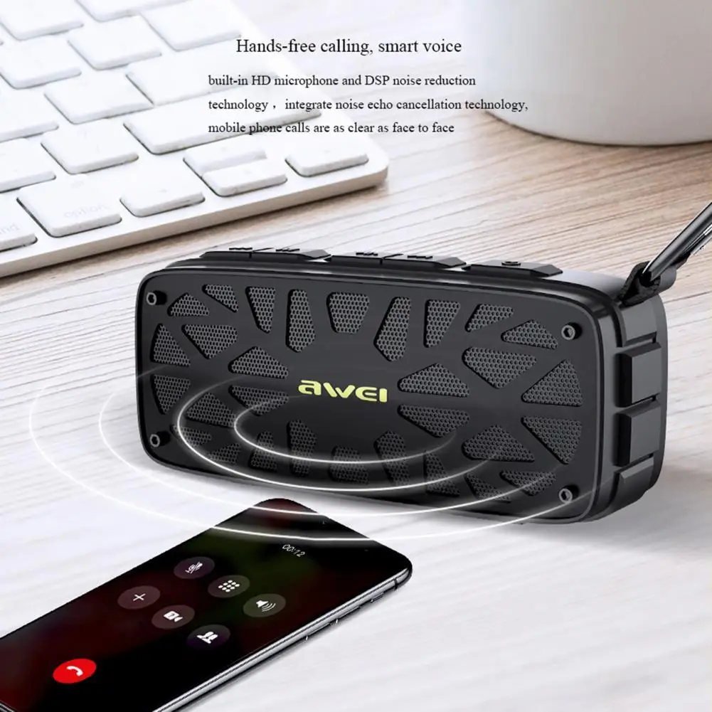Bluetooth-динамик Awei Y330 V4.2 портативная беспроводная акустическая система небольшой