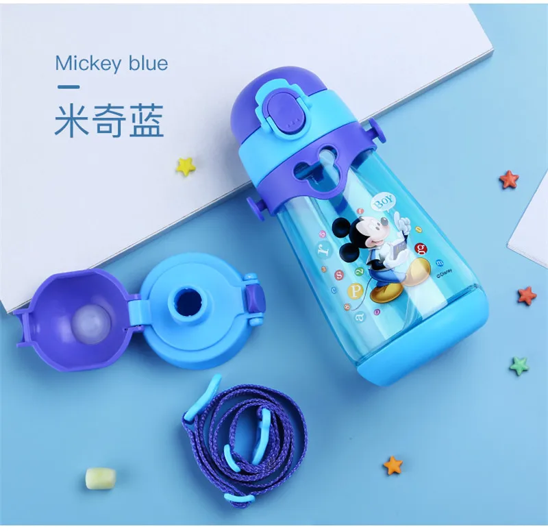 550 мл 680 мл disney Микки мультфильм детские чашки Тритан PP портативная детская соломенная чашка Мумия кормления детская бутылка для воды Детская кружка подарок