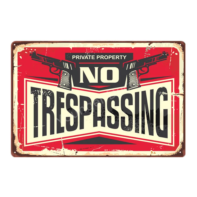 Man Cave Warning Hunting Tin Sign Vintage Wall Decor For Farm House Gun Shop Decorative Plate Hunter Gift Deer Poster YI-143 - Цвет: YD0404AI