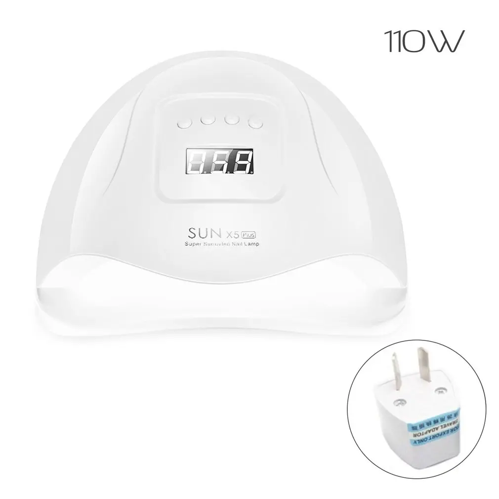 White 110W AU Смарт-54/72/80/108/110 Вт УФ светодиодная лампа для сушки ногтей UK/AU Для всех типов геля 36 светодиодов УФ лампа для ногтей маникюр солнца светильник инфракрасного датчика - Цвет: White 110W AU