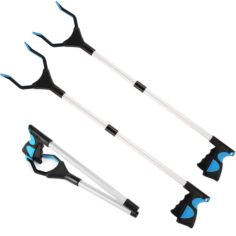 TOP 2 Pack-Reacher Grabber pick Up Tool, 32 дюймов складной легкий долгий срок службы подвижности, удлинитель захват инструмент, коготь Tras