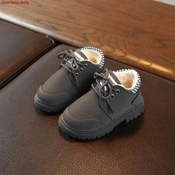 

Children Shoes Autumn PU Leather Waterproof Riding Boots Brand Girls Boys Rubber Boots Kids Snow Boots Fashion Sneakers