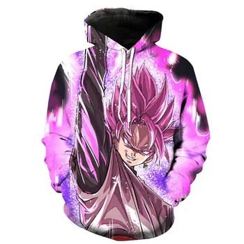 

Dragon Ball Z Hoodie Coat Jacket Sweatshirts Son Goku 3D Hoodies Pullovers Men Women Long Sleeve Outerwear Hip Hop coat