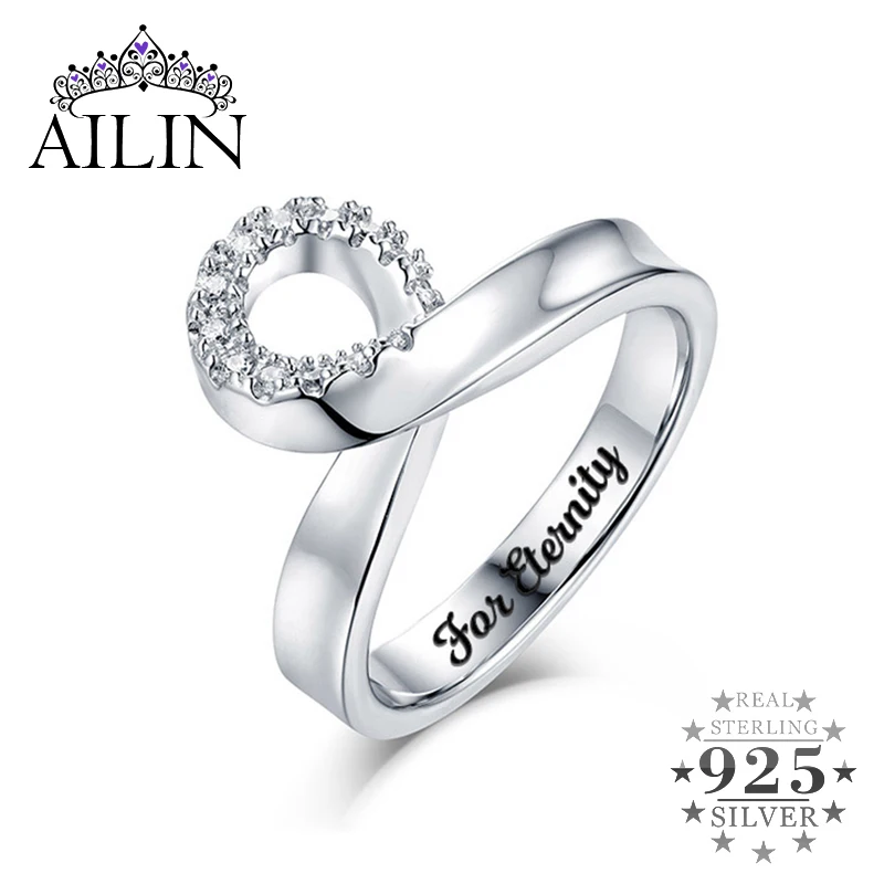 Обручальное кольцо с гравировкой AILIN, обручальные кольца для женщин, кольцо с камнем по месяцу рождения, юбилей, День Святого Валентина, рождественский подарок