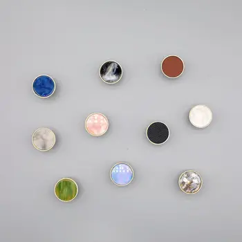 

KK&FING Modern Simple Copper Brushed Shell Handle Round Golden Cabinet Handles Wardrobe Drawer Pulls Furniture Handle Hardware