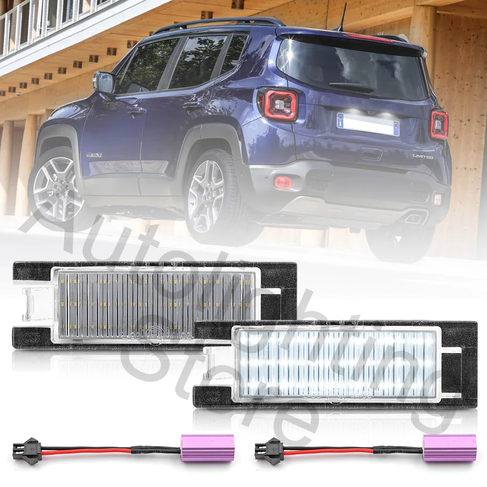 Безошибочный светодиодный фонарь для номерного знака Jeep Renegade BU/520 B1 Sport Latitude Altitude