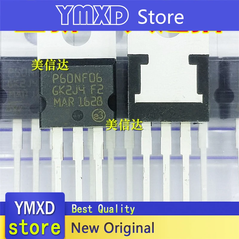 10 шт./лот новый оригинальный P55NF06 STP55NF06 50A60V MOS полевая Световая трубка TO-220 Triode в