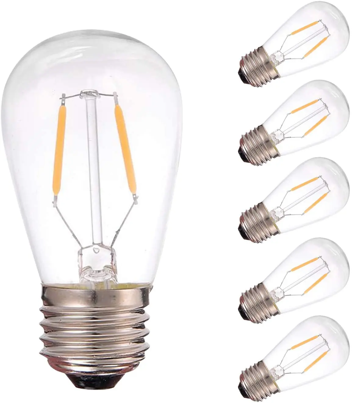 hulp in de huishouding Assimilatie Hoes E26 E27 1W LED Light Bulb S14 ST45 LED Filament Light Lamp Warm White 2700K  Energy Saving Edison Bulb for Living Room Decoration|LED Bulbs & Tubes| -  AliExpress