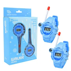Montre talkie walkie Rechargeable USB pour enfants, 2 pièces, Radio d'extérieur, Interaction Parent enfant, Intercom amusant, jouet, cadeaux 