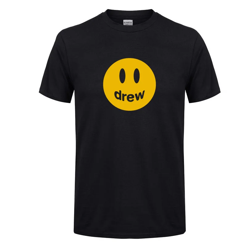 2020 Drew House Smile Face футболки для мужчин и женщин классический дизайн футболка с